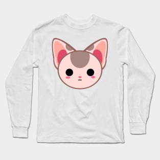 Cute Spotted Sphynx Cat Long Sleeve T-Shirt
